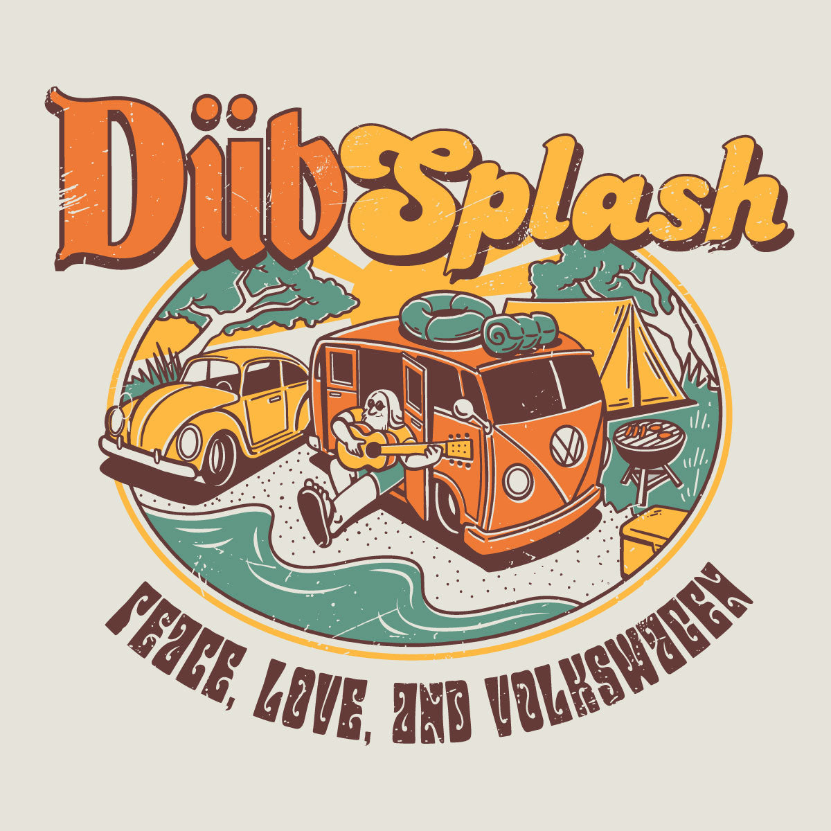 Love Peace and Volkswagen Tee